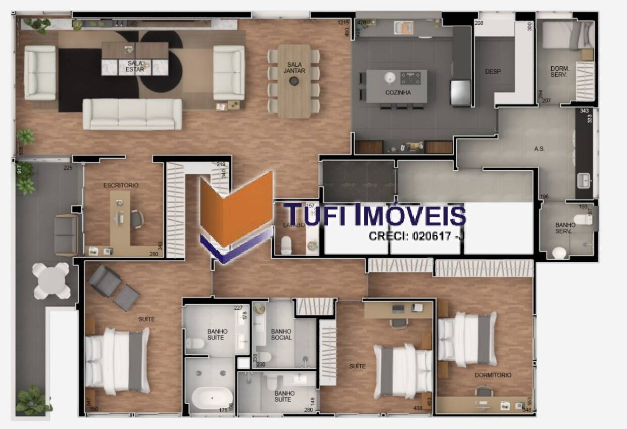 Apartamento, 3 quartos, 270 m² - Foto 10