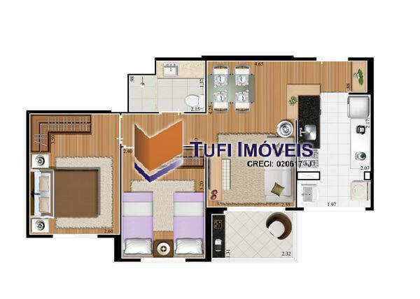 Apartamento, 1 quarto, 51 m² - Foto 27