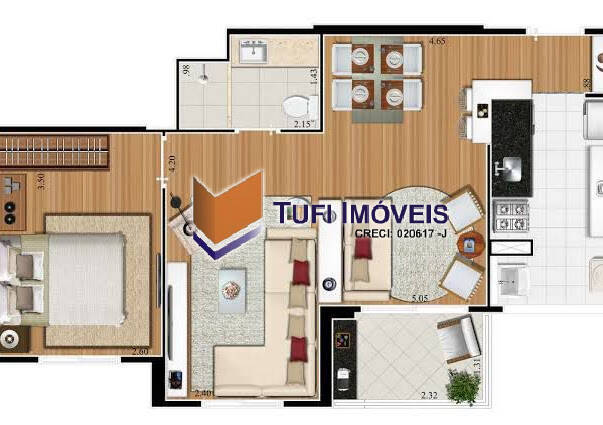 Apartamento, 1 quarto, 51 m² - Foto 26