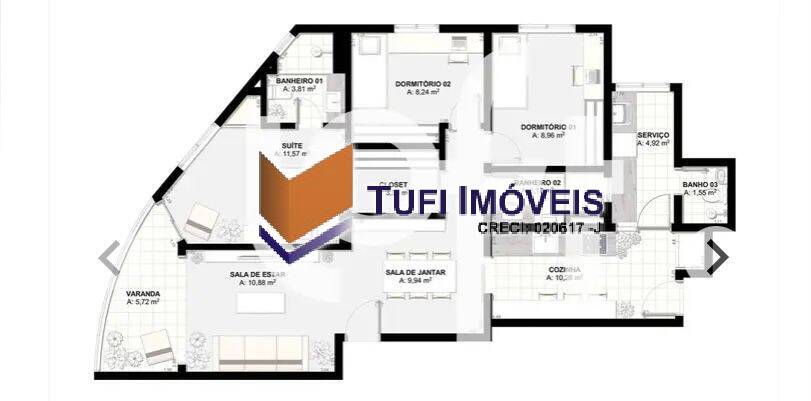 Apartamento à venda com 3 quartos, 100m² - Foto 35