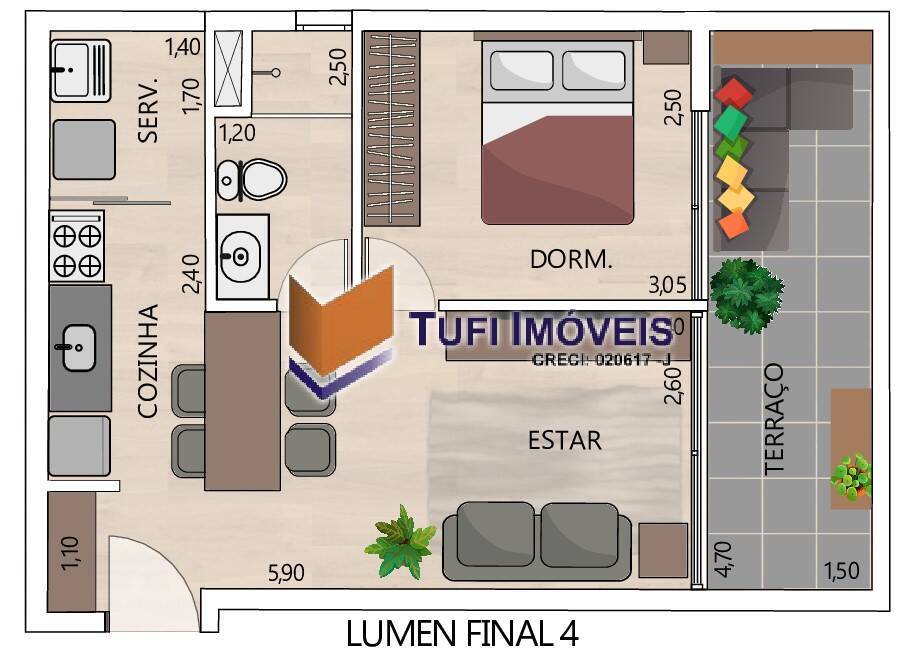 Apartamento para alugar com 1 quarto, 44m² - Foto 21