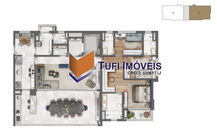 Apartamento, 3 quartos, 166 m² - Foto 5