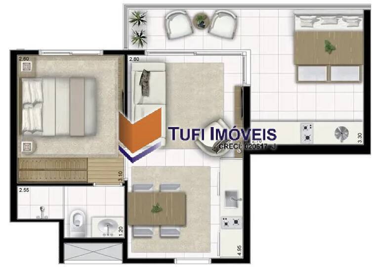 Apartamento, 1 quarto, 43 m² - Foto 18