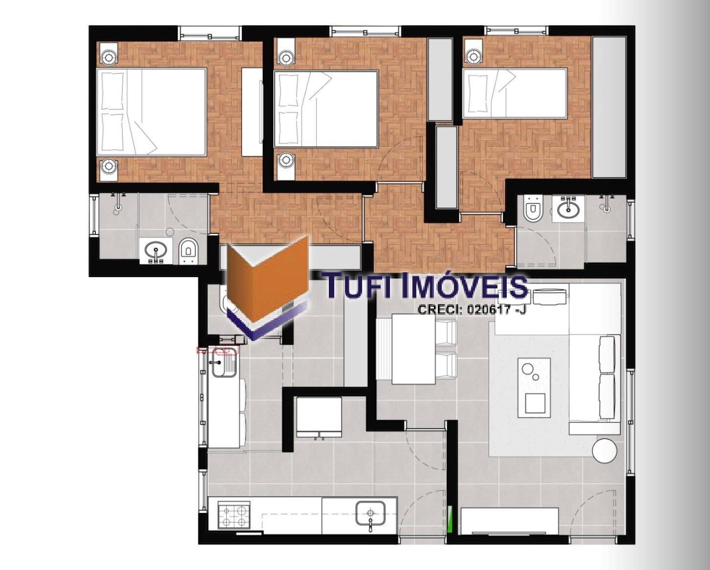 Apartamento, 3 quartos, 86 m² - Foto 31
